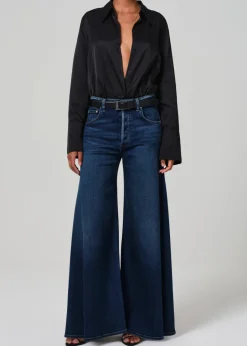 Clearance - Amari Ultra Jean - Regatta Flare | Crop