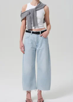 Fashion - Ayla Raw Hem Crop - Allier Denim | All Denim