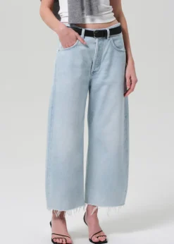 Fashion - Ayla Raw Hem Crop - Allier Denim | All Denim