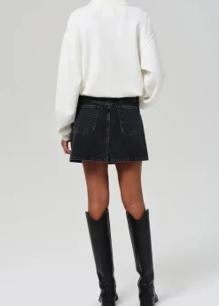 Clearance - Brita Mini Skirt - Meteorite Mini Skirts