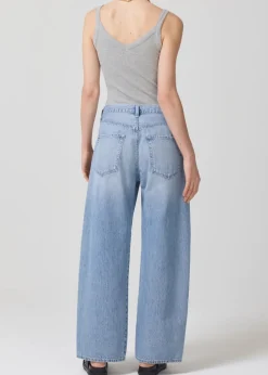 Hot - Brynn Drawstring Trouser - Blue Lace Flare | Pants