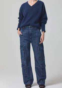 Outlet - Delena Cargo - Alma High-Rise | Denim