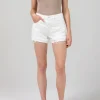 Hot - Frieda Cuff Shorts - Chalk Denim | All Denim