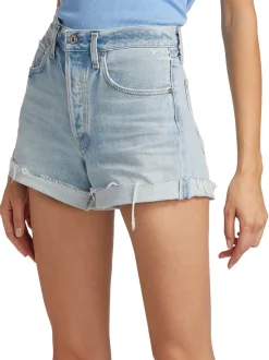 Outlet - Frieda Cuffed Denim Shorts - Montrose Denim | All Denim