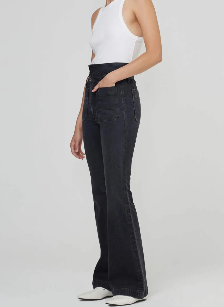 Sale - Gabriella Flare Jean - Night Shadow Denim | All Denim