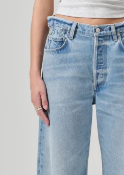 Sale - Gwendoline Scrunch Jean - Dakota Flare | Denim