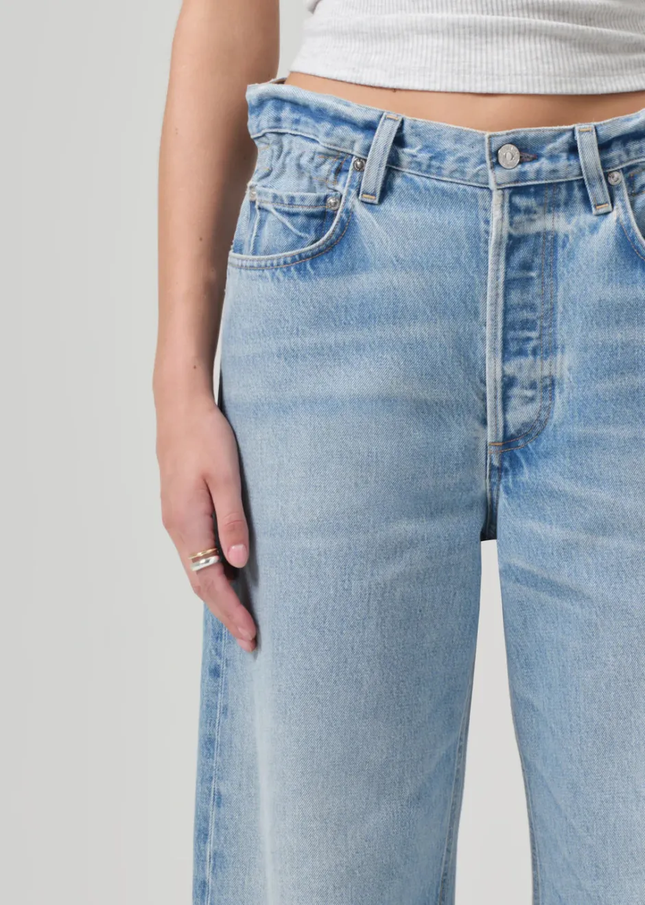 Sale - Gwendoline Scrunch Jean - Dakota Flare | Denim