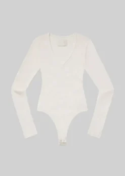 New - Helsa Deep v Bodysuit - Pashmina Bodysuits