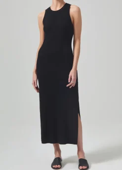 Discount - Isabel Tank Dress - Black Dresses | Midi
