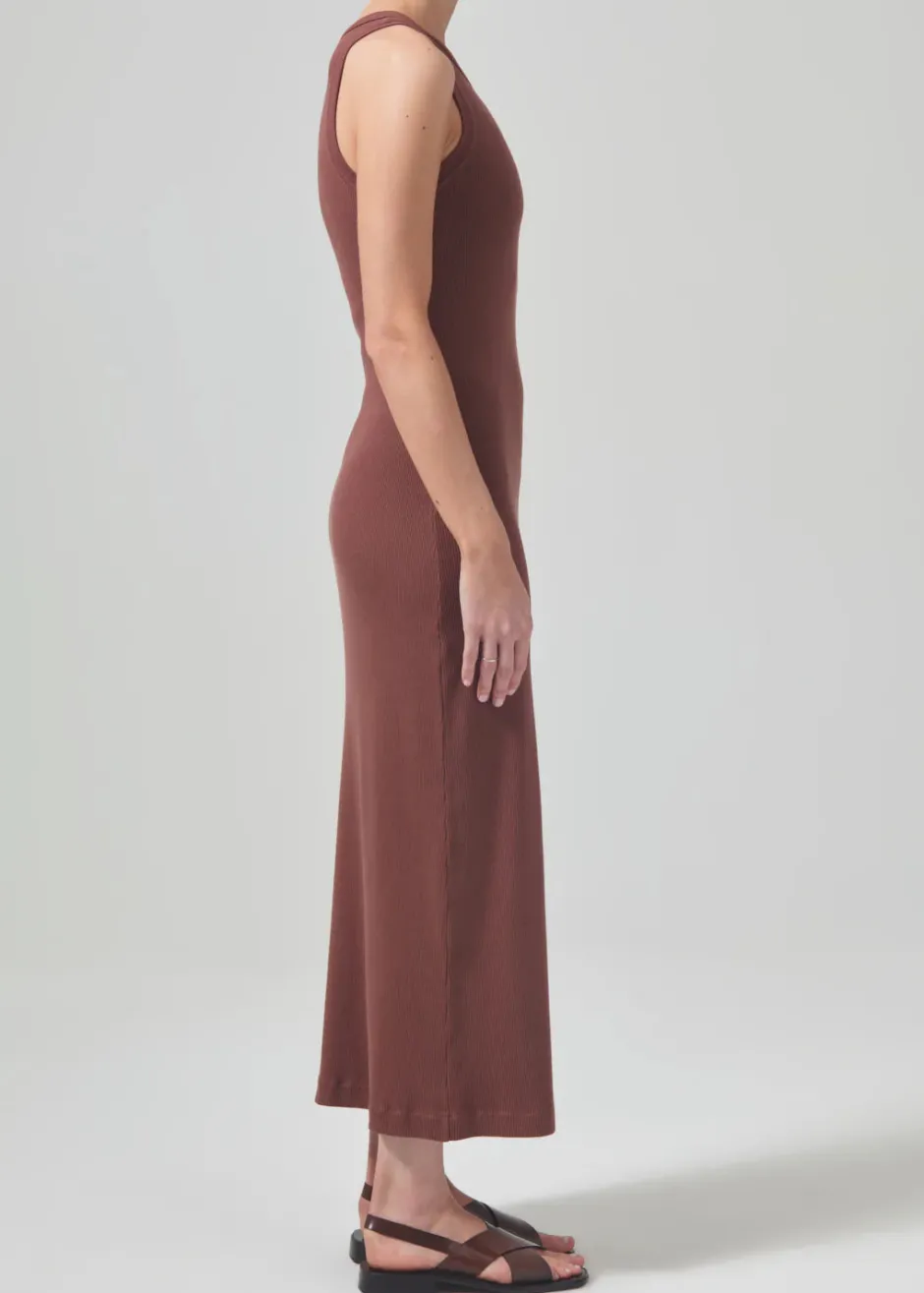 Best - Isabel Tank Dress - Mink Dresses | Midi
