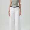 Online - Lyra Crop Wide Leg - White Flare | Crop