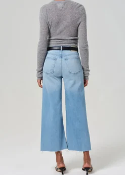 Clearance - Lyra Wide Leg Crop - Belmont High-Rise | Denim