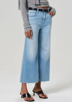 Clearance - Lyra Wide Leg Crop - Belmont High-Rise | Denim