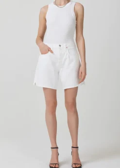 Clearance - Marlow Long Short - Polish Shorts | Denim