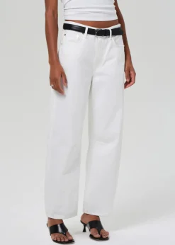 Clearance - Miro Relaxed Jean - Soft White High-Rise | Denim