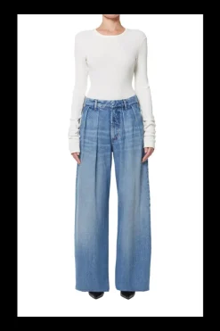 New - Petra Pleated Trouser - Nensi Pants | Denim