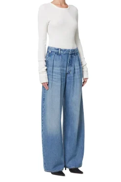 New - Petra Pleated Trouser - Nensi Pants | Denim
