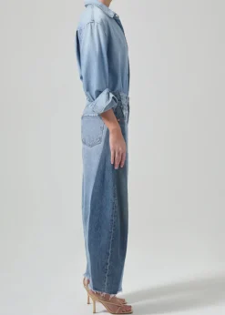 Hot - Pieced Horseshoe Jean - Fracture High-Rise | Denim