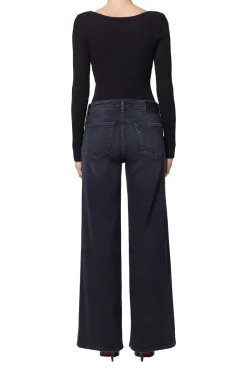 Sale - Raven Patch Pocket Wide Leg Jean - Medallion Pants | Denim