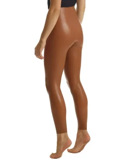 Hot - Faux Leather Leggings In Multiple Colors Pants