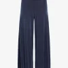 Best - Vegan Silk Wide Leg Pants - Steel Blue Pants