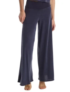 Best - Vegan Silk Wide Leg Pants - Steel Blue Pants