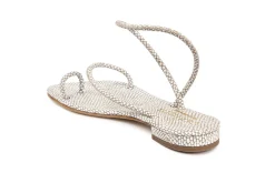Outlet - Romelide Sandal - Beige Viper Shoes