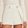 New - Adalee Short - Off White Shorts
