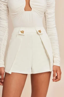 New - Adalee Short - Off White Shorts