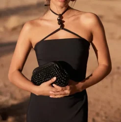 Fashion - Castila Dress - Black Dresses | Midi