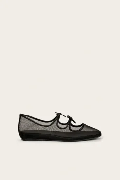 Best - Corinne Flat - Black Shoes