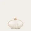 Outlet - Eviana Clutch - Ivory Handbags