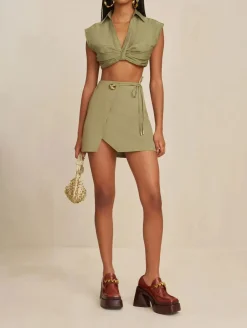 Discount - Janette Top - Tea Crop Tops
