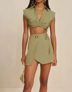 Discount - Janette Top - Tea Crop Tops