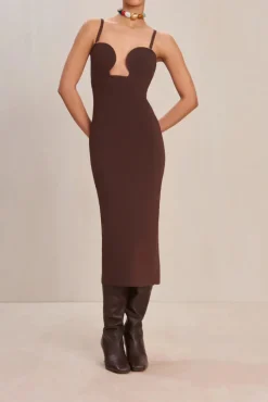 Online - Jenny Knit Dress - Java Dresses | Long Dresses