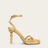 Sale - Maddie Sandal - Gold Shoes