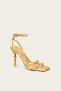Sale - Maddie Sandal - Gold Shoes