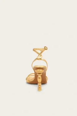 Sale - Maddie Sandal - Gold Shoes