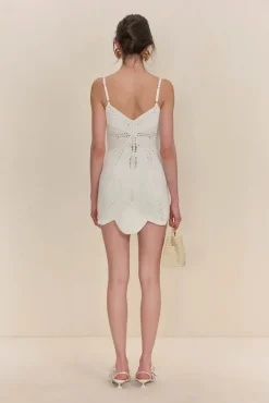 Outlet - Marlow Knit Dress - Off White Mini Dresses | Dresses