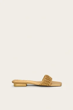 Outlet - Maya Sandal - Brass Shoes