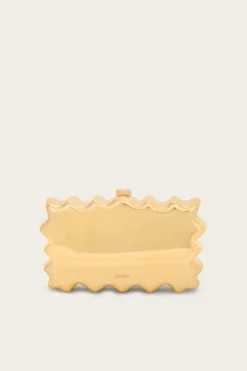 Online - Paloma Clutch - Shiny Gold Handbags