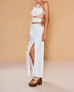 Clearance - Terese Gown - White Dresses | Long Dresses