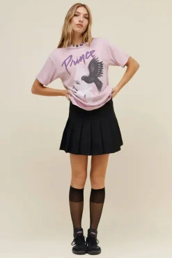 Discount - Prince World Tour Weekend Tee - Dusty Lilac Graphic Tees