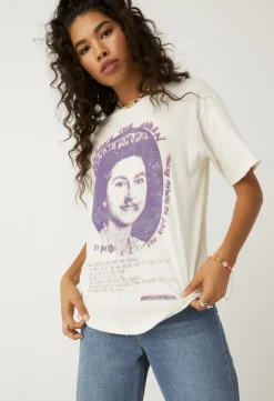 Fashion - Sex Pistols Save The Queen Weekend Tee - Vintage White Graphic Tees