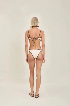 Clearance - Annie Bottom - Cream Sequin Bikini