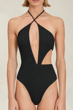 Discount - Azaria Full Piece - Black One Piece