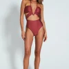 Fashion - Cassidy Full Piece - Rosewood One Piece