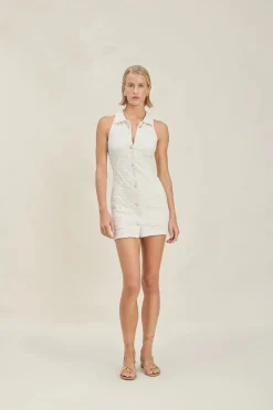 Online - Collins Dress - Coconut Swirl Coverups