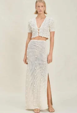 Hot - Haisley Skirt - Off-White Coverups