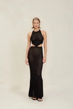 Outlet - Lana Top - Black Crop Tops